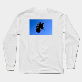 Alpine Jackdaw Bird / Swiss Artwork Photography Long Sleeve T-Shirt